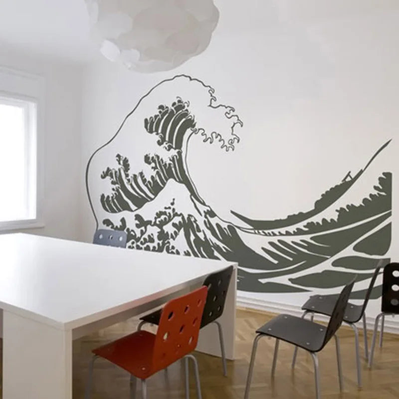 The Great Wave off Kanagawa Wall Decal Sticker