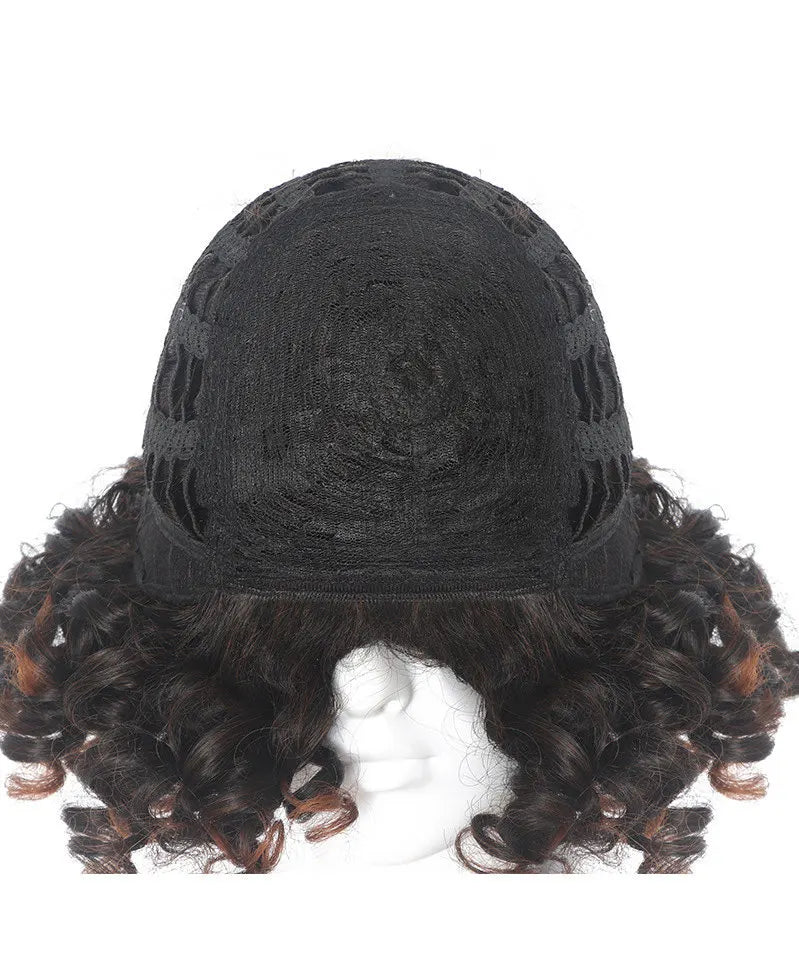 Ringlet Wigs Orange Pink Blonde Cosplay Wigs