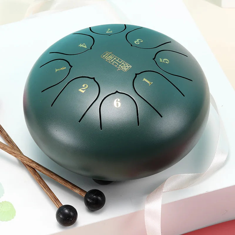 6 Inch Steel Tongue Drum Set Percussion Musical Instrument