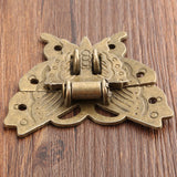 Antique Bronze Butterfly Hasp Latch Wooden Box Clasp Furniture Hardware