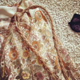 Saffy's Boho Blouse Floral Print Buttons Down Top