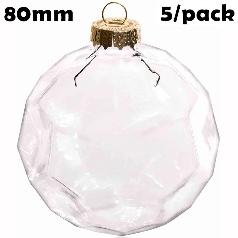 Five DIY Paintable Fillable Christmas Decoration Ornament 120*100mm Snowflake