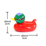 Glass Duck Mini Figurines Tea Pets