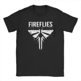 Men's Fireflies Last Of Us T-Shirt Ellie Joel Video Game 100% Cotton