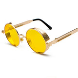 Leon's Round Polarised Sunglasses Steampunk UV400