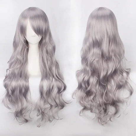 Extra Long Wavy or Straight Wigs with Full Bangs Heat Resistant