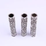 2Pcs Dreadlock Cuffs Braid Beads Beard Tubes