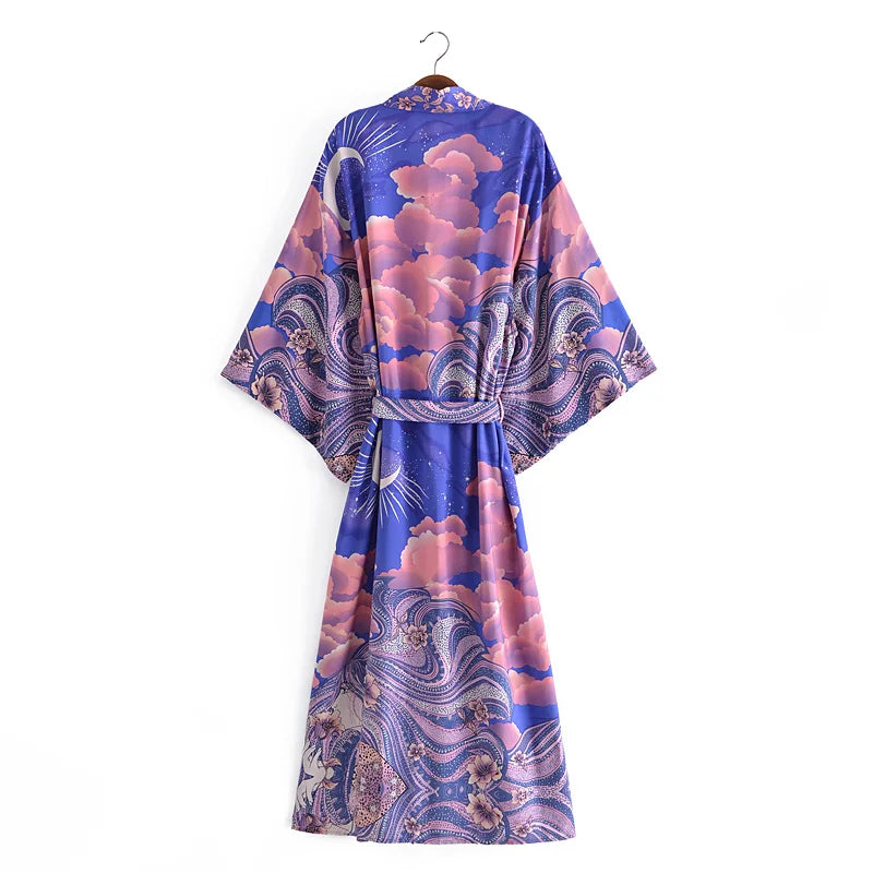 California Dreamin' Long Kimono Robes