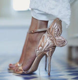 Flitter Feet Butterfly High Heels Party Shoes