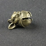 One Copper Lucky Pig Tinkle Bell Charm