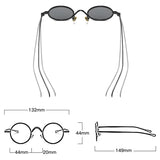 Frank's Round Metal Sunglasses UV400 Sun Glasses
