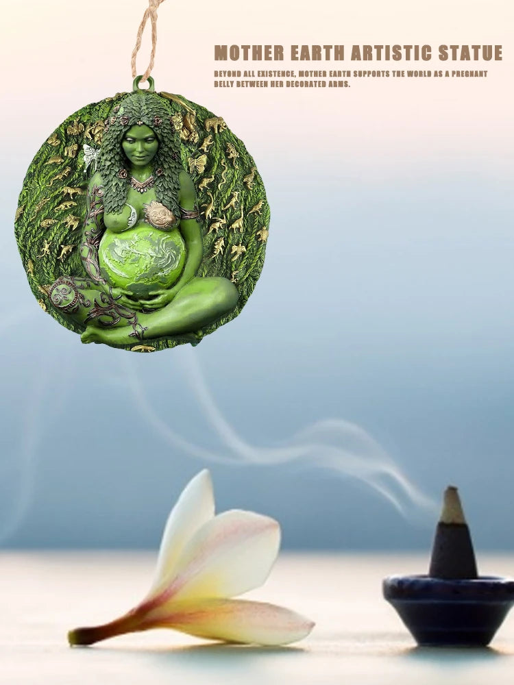 Mother Earth Gaia Goddess Hanging Ornament