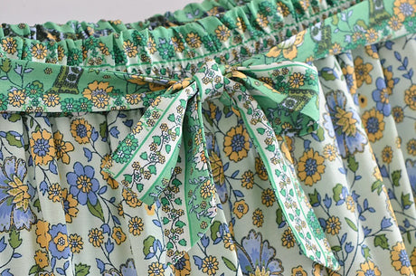 Fern's Boho Two Piece Summer Wide Leg Pant and Camisole Sets