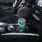 Teal Depths Mermaid 20oz Stainless Steel Straw Lid Cup