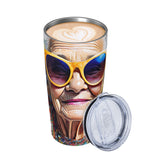 Golden Girl 20oz Stainless Steel Straw Lid Cup
