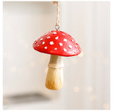 1/3Pcs Red Mushroom Christmas Tree Hanging Ornaments