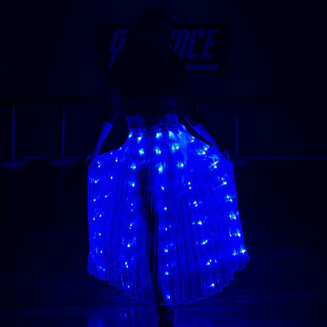 LED Light Up Party Skirt for Adults Dance Performance Wear
