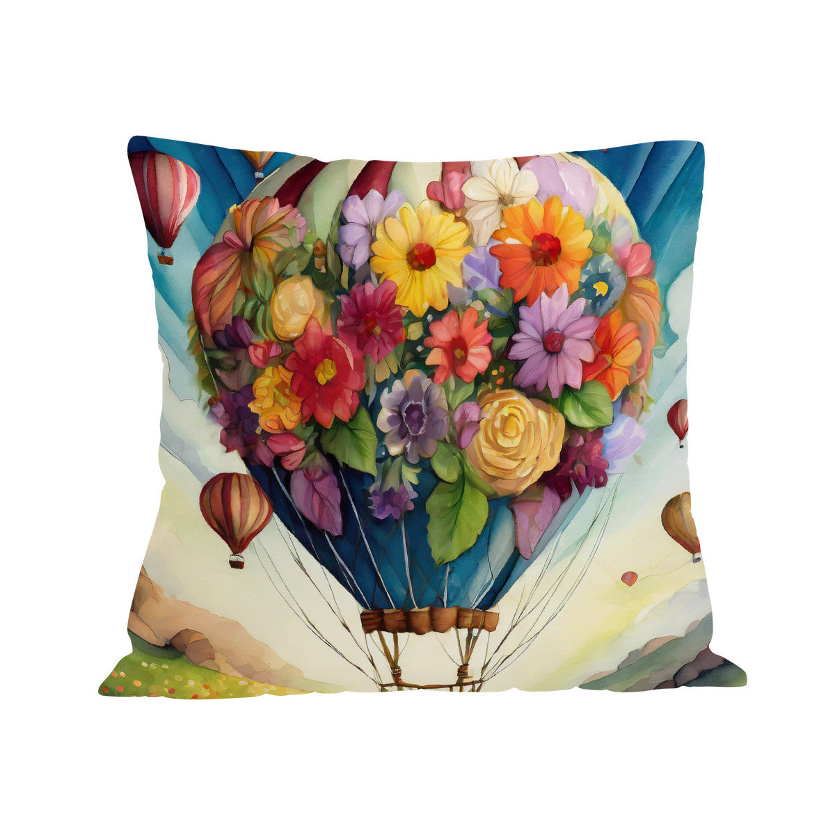 Hot Air Ballooning Adventures Cushion Cover