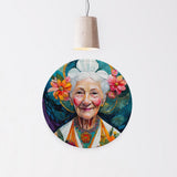 Great Aunt Ida Round Steel Metal Art Decor