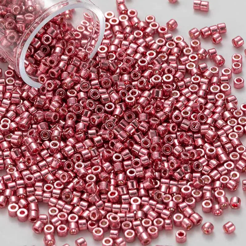 1200pcs 2mm Metallic Bronze Golden Glass Seed Beads for Needlework DIY Jewellery Making