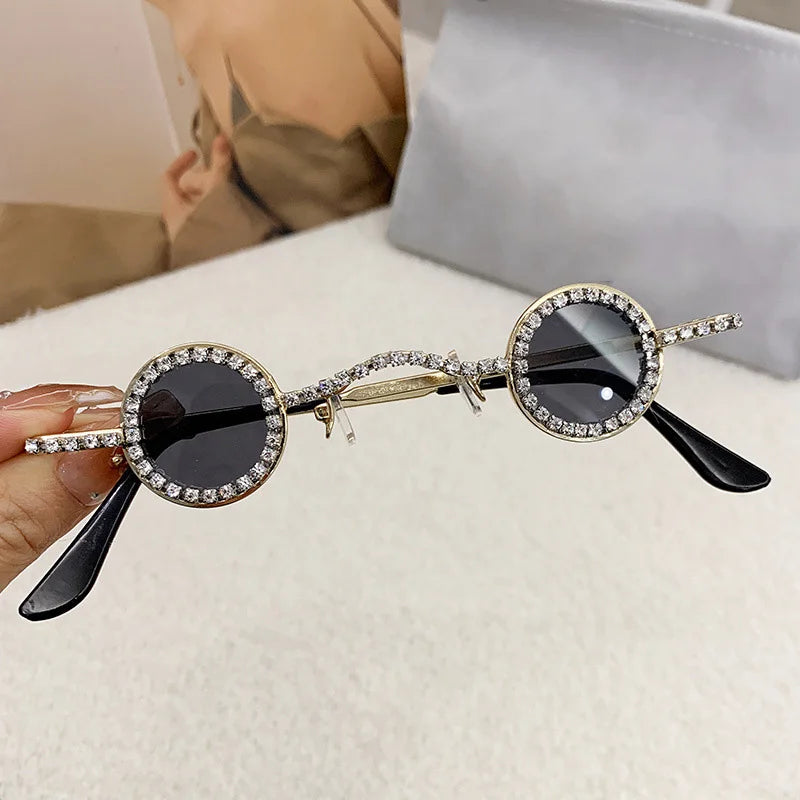 Diamond Dots Round Sunglasses