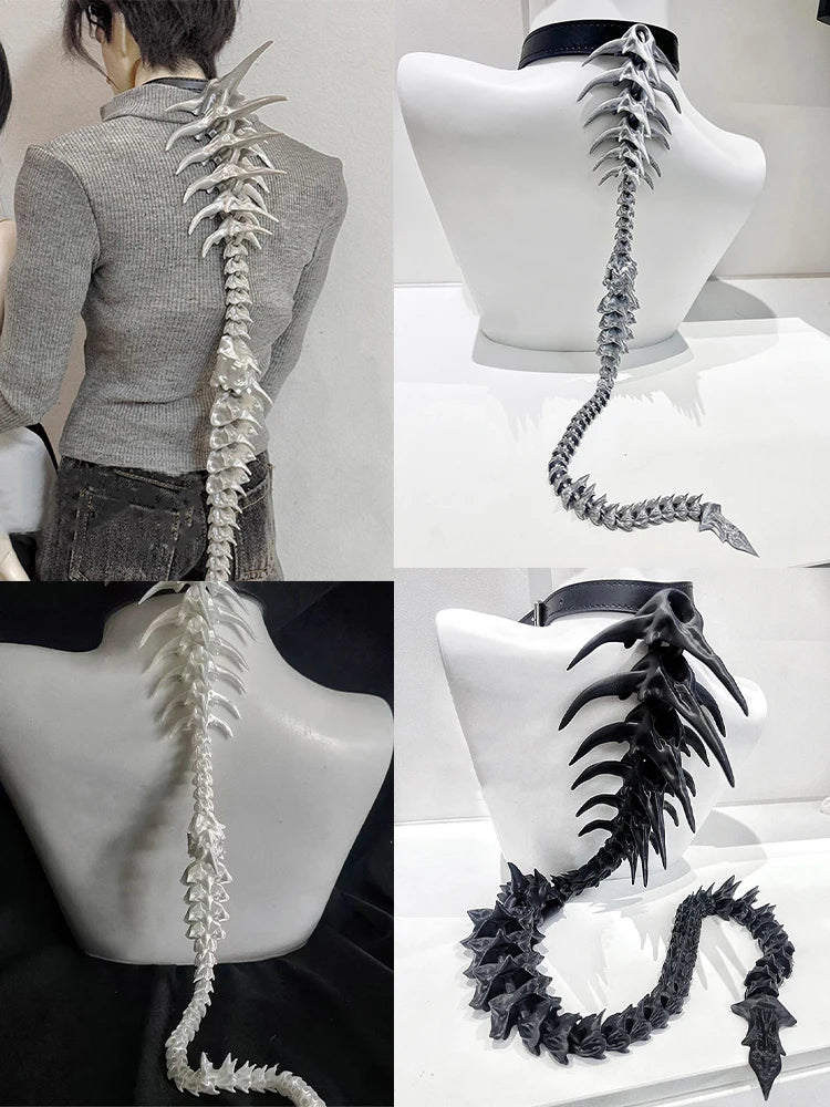 Giant Dragon Spine Punk Gothic Accessory Halloween Costume