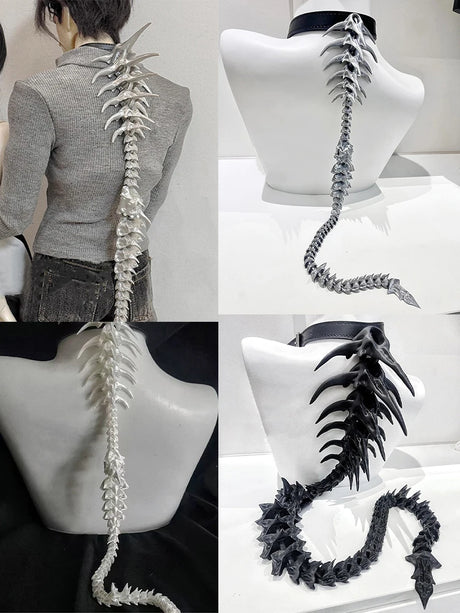 Giant Dragon Spine Punk Gothic Accessory Halloween Costume
