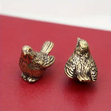 Mini Brass Sparrow Figurine Tea Pet