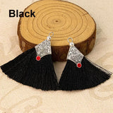 2/4/6Pcs Mini Craft Tassel Handmade Soft Silk Tassel for Earring Jewelry Making DIY Projects Keychain Bookmarks