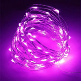 1m-30m Copper Wire LED String Light 8 Colours Fairy Lights Battery Powered
