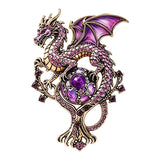 Magical Dragon Brooches 5 Colours