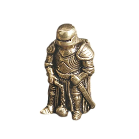 Knights Paracord Beads Brass Charm Dreadlock Beard Bead