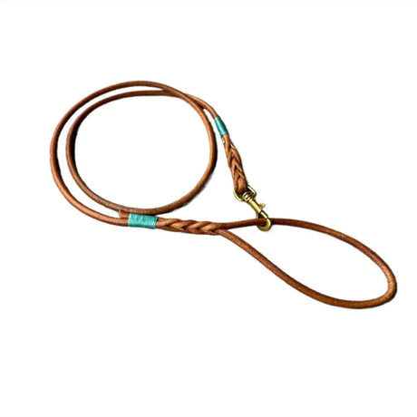 Handmade Genuine Leather Small Dog Leash Pet Accessories