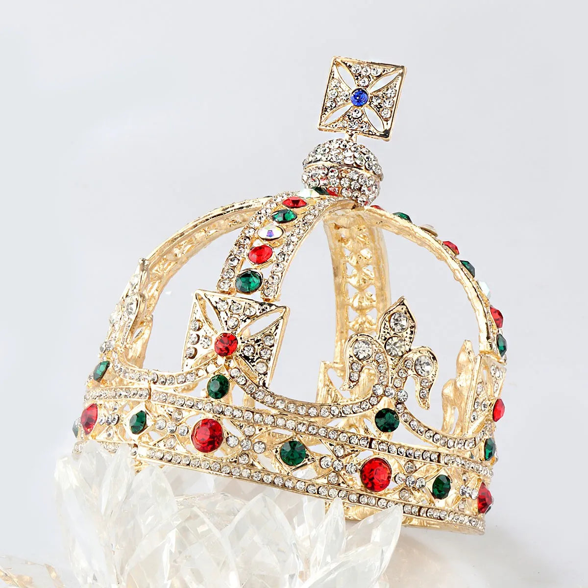 Baroque Royal Full Round Catholic Crown