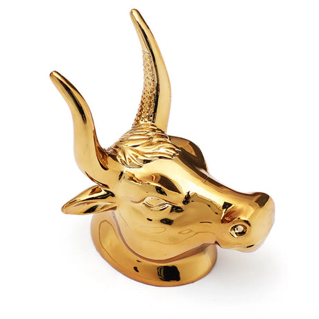 Gilded Guitar Hook Ox Head Hanging Storage Ukulele Stringed Musical Instrument Display Hook
