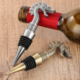 2-in-1 Dragon Head Wine Stopper and Bottle Opener Home Bar Bottle Saver Gift Idea