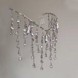 Cascading Waterfall Design Sparkling Bridal Hair Accessory