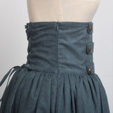 Renaissance Skirt Steampunk Victorian Empire High Waist