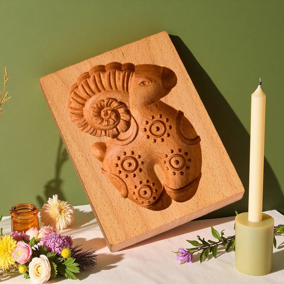 Even More Wooden Cookie Moulds Embossed Biscuit Press Cutter Moulds, Fish, Tiger, Horse, Squirrel, Seasonal