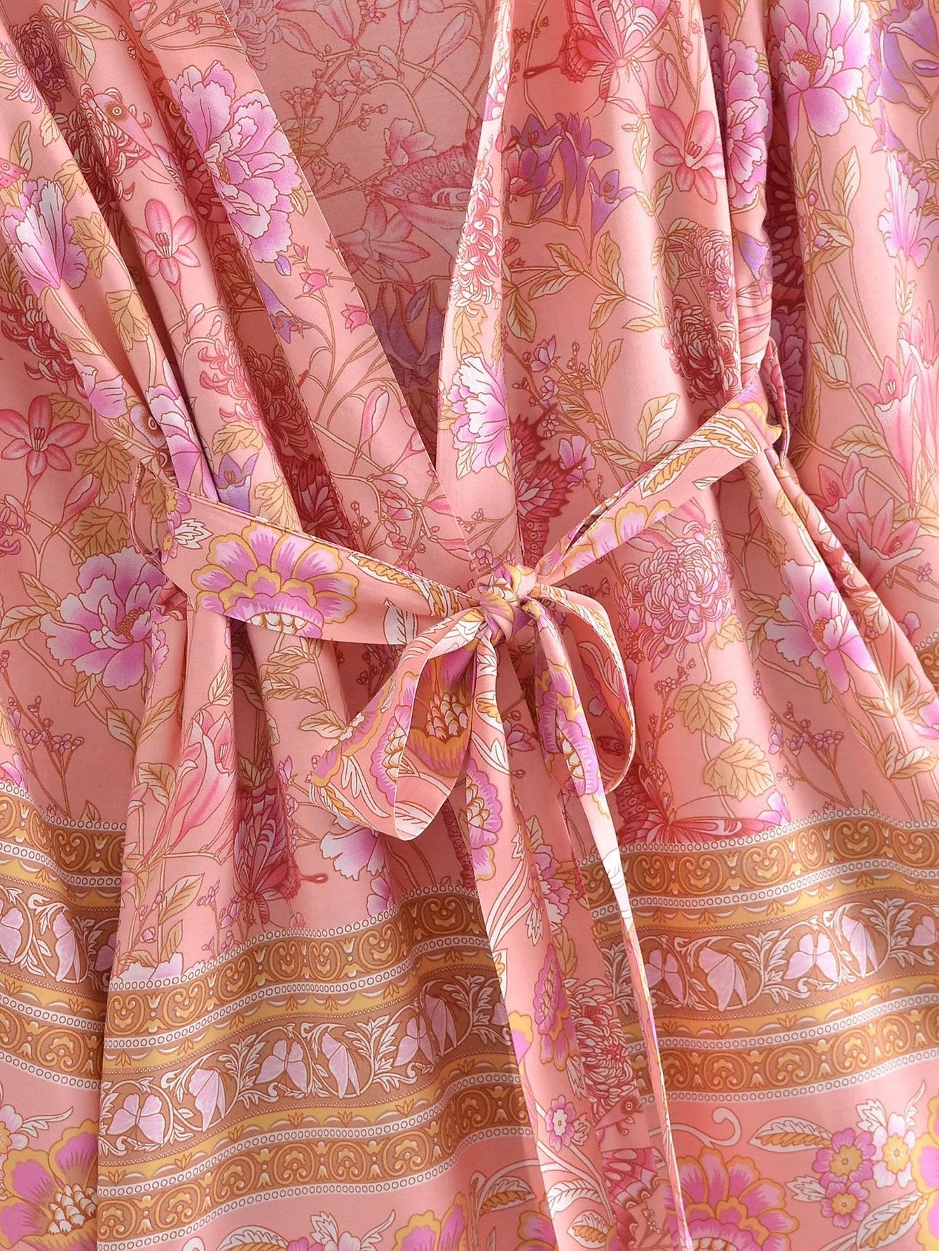 Marigold's Boho Cover Up Short Kimono