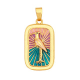 Enamel Heart Flower Dolphin Charm Pendants 18K Gold Plated DIY Bracelets Necklaces Jewellery Making Supplies
