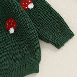Childrens' Embroidered Mushroom Sweater