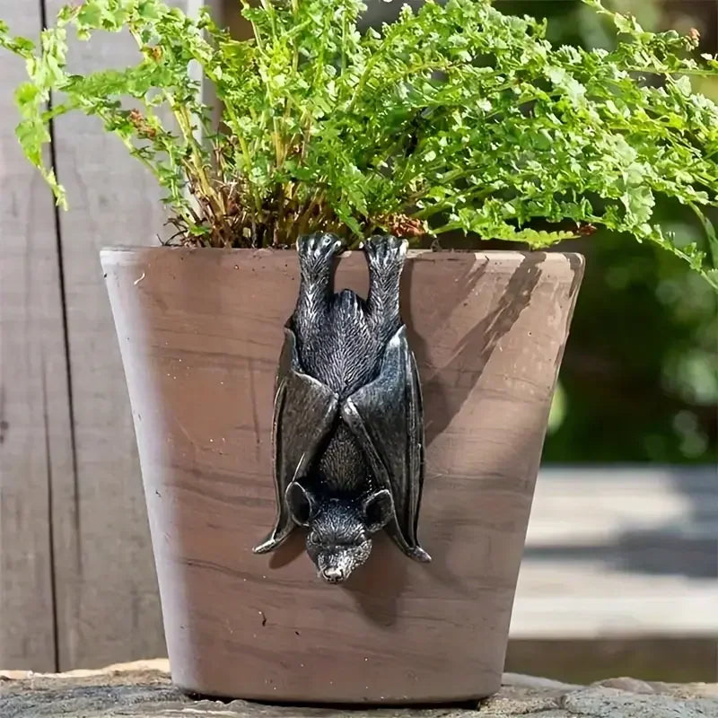 Hanging Bat Garden Decor Plant Pot Resin Figurines