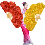 Peony Petal Fan Performance Dance Fan Double Sided
