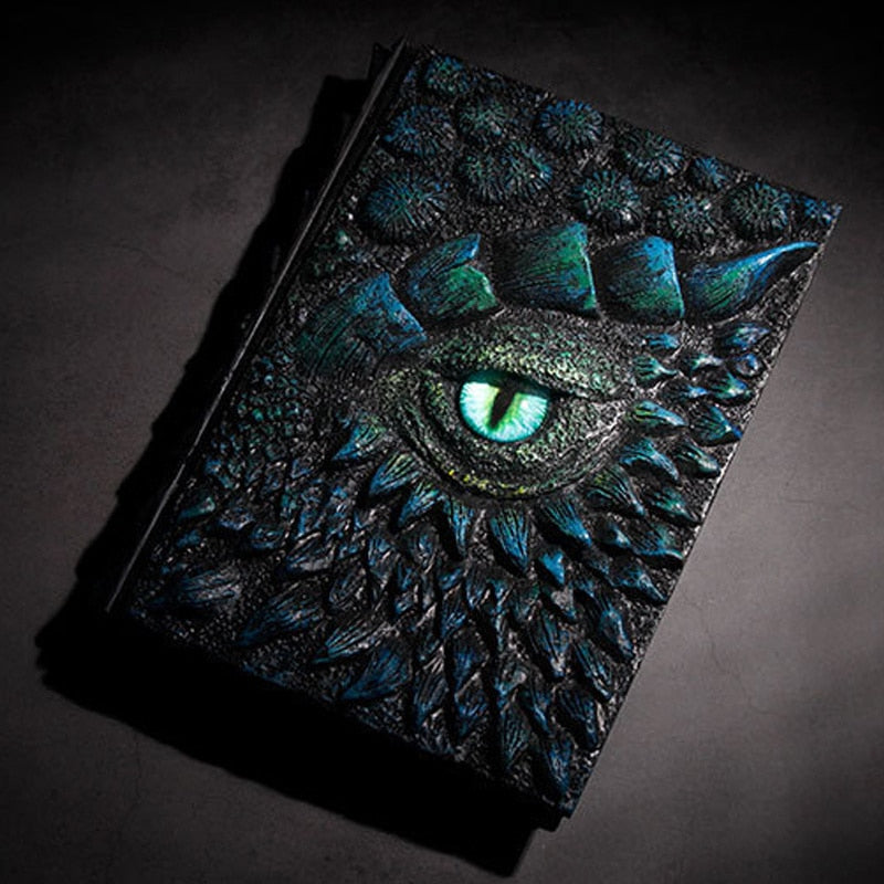 Dragon's Eye Embossed Resin Notebook A5 Journal