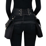Steampunk Handmade Utility Hip Belt Bag Festival Pocket Tribal Medieval Costume