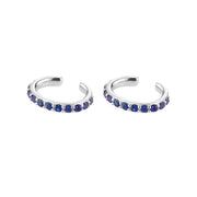 Colourful Zircon Gold Stud Earrings Mix'n'Match