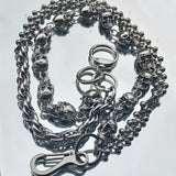 Skull Pocket Punk Wallet Chain Stainless Steel