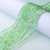 3/4/6mm Rainbow Austria Bicone Crystal Beads AB Colour Faceted Glass Beads for DIY Jewellery Making