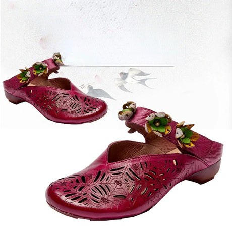 Trollkvinna Maret's Genuine Leather Moccasins Sandals